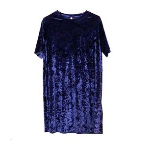 Xhilaration crushes velour dress